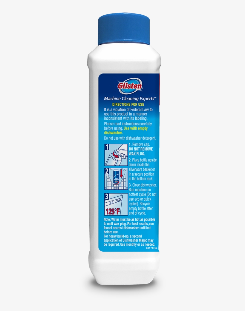 Glisten Dishwasher Magic - Glisten Dishwasher Cleaner, transparent png download