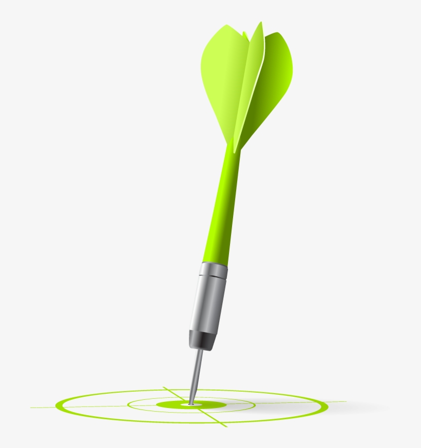 Green Darts Clip Art, transparent png download