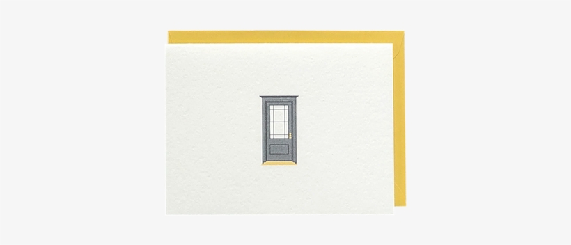 Front Door Single Greeting Card - Window, transparent png download