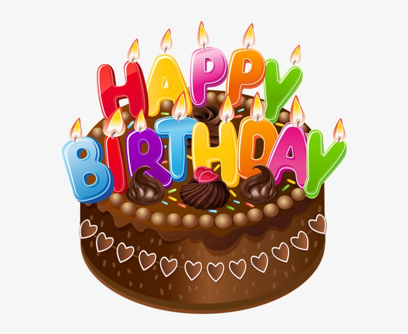 Happy Birthday Cake Png Clipart Image - Portable Network Graphics, transparent png download