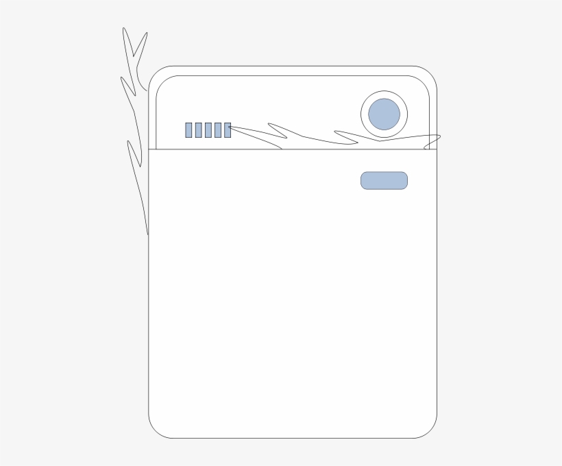 Steaming Dishwasher Clipart Png - Clip Art, transparent png download