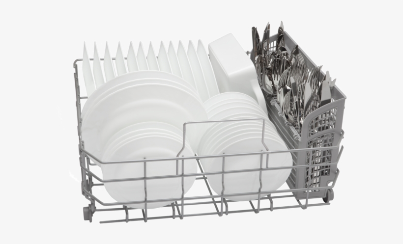 She3ar75uc Bosch Ascenta™ Recessed Handle Built-in - Bosch Ascenta 24" Built-in Dishwasher, White, She3ar72uc, transparent png download