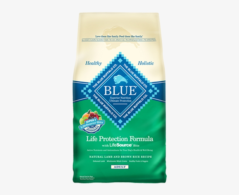 Blue Buffalo Life Protection Formula Lamb & Brown Rice - Blue Dog Food Lamb, transparent png download