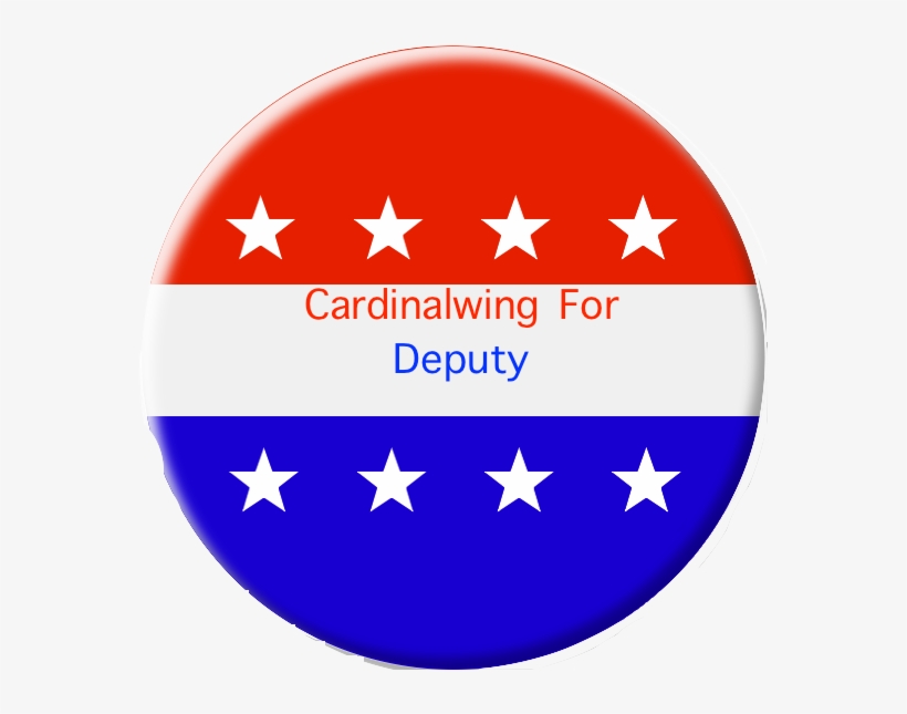 Vote Button Stars Http Www Wpclipart Com Holiday Election - Pin Button Clip Art, transparent png download
