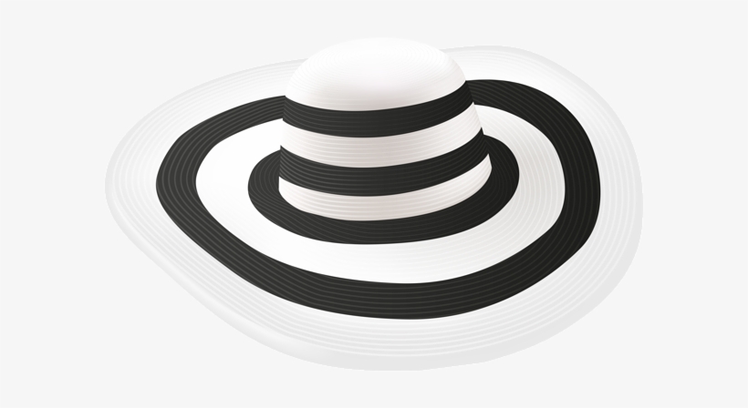 Beach Sun Hat White Png Clip Art Image - Circle, transparent png download