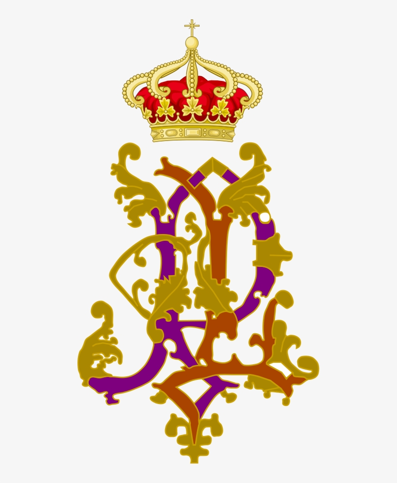 Dual Cypher Of King Luis I And Queen Maria Pia Of Portugal - Nature Protection Service, transparent png download