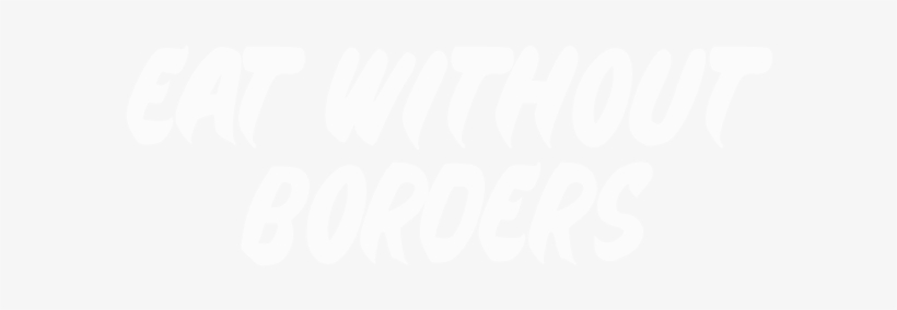 Eat Without Borders White 60 - Eating, transparent png download