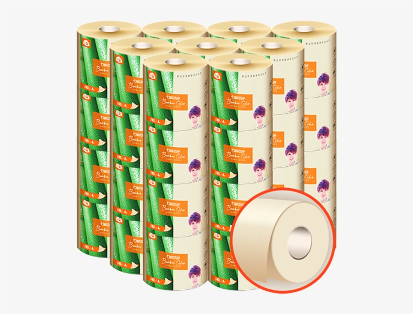 Nature Bamboo 4 Ply Roll Toilet Tissues Paper Factory - Toilet Paper, transparent png download
