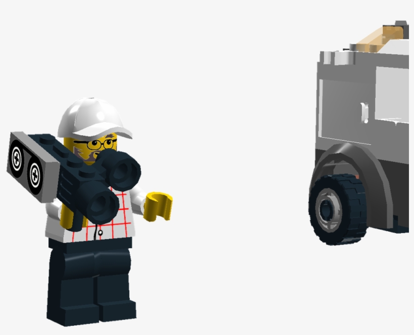 Cameraman Truck - Lego, transparent png download