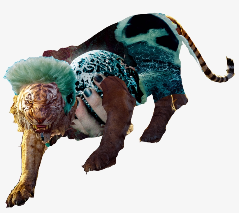 The Jungle Book 2016 Shere Khan Poster - The Jungle Book, transparent png download