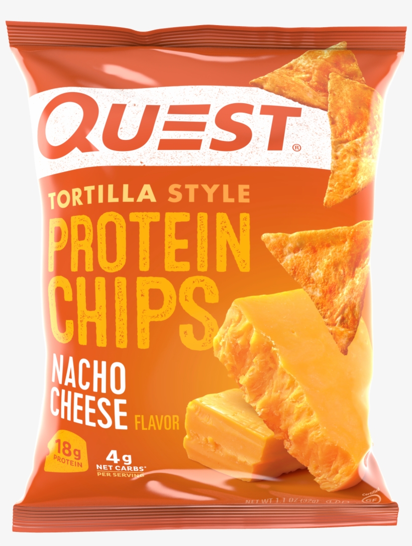 Quest Products Qst Prtn Tortilla Chips Nacho Chees1/6ct - Quest Nutrition Protein Tortilla Chips, transparent png download