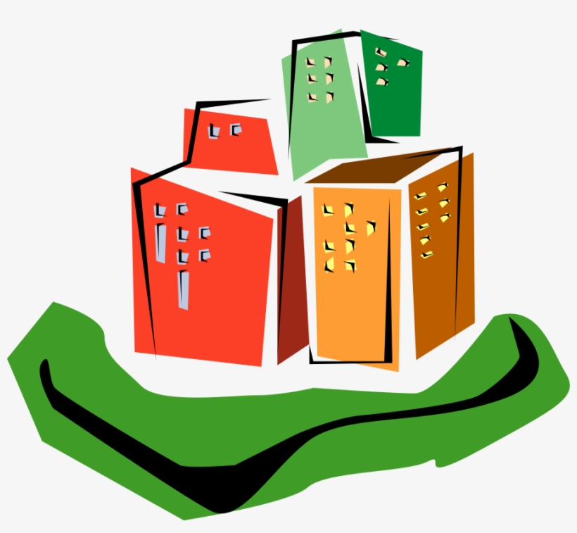 How To Set Use Skyscraper 02 Clipart - กราฟฟิก เวก เตอร์ อาคาร, transparent png download