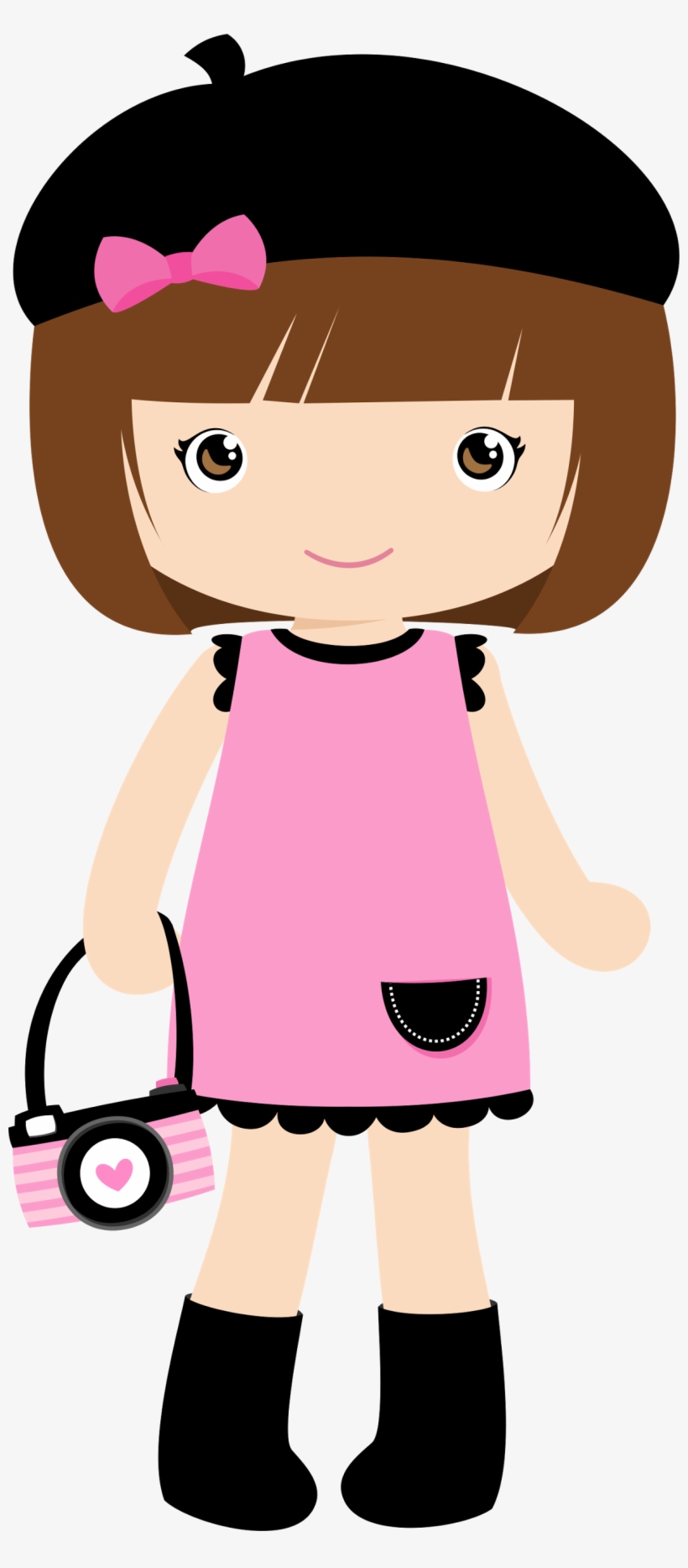 Cartoon Girl Meninas Bonecas Dance Clip Art Art Dolls - Bonecas Biscuit Png, transparent png download