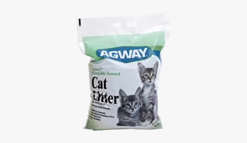 Agway Scoopable Scented Cat Litter All Natural 30lb - Litter Box, transparent png download