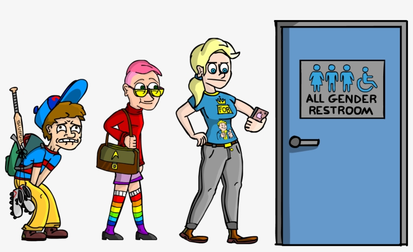 Tamnews Restroom - No Gender Neutral Bathrooms, transparent png download
