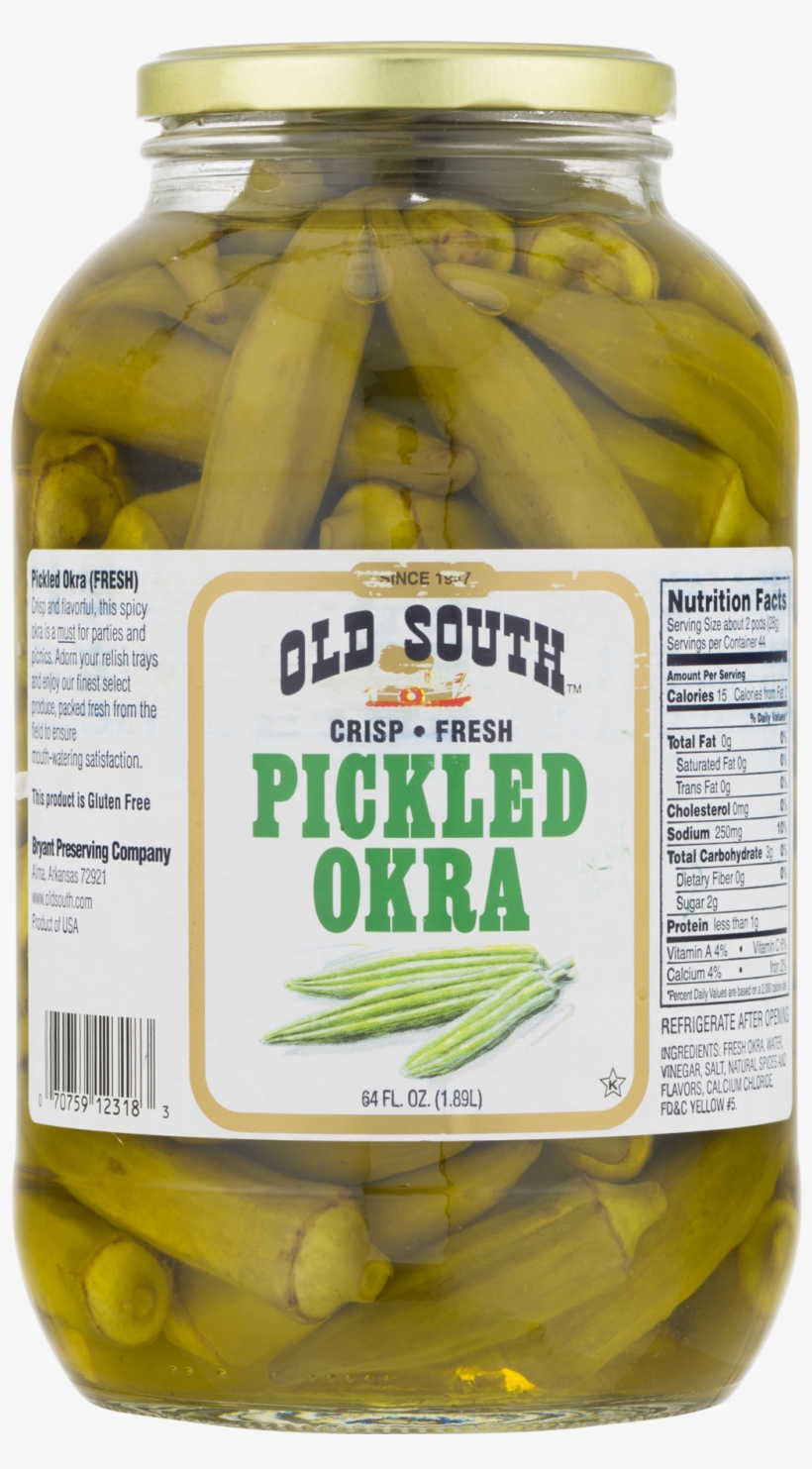 Old South Pickled Okra, 64 Fl Oz, transparent png download
