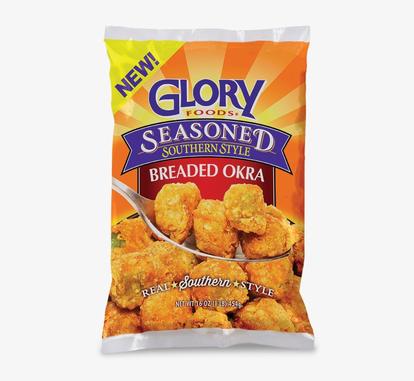 Frozen Southern Breaded Okra - Glory Foods Seasoned Southern Style Italian Green Beans, transparent png download