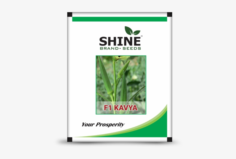 F1 Kavya Okra Seed - Shine Brand Seeds, transparent png download