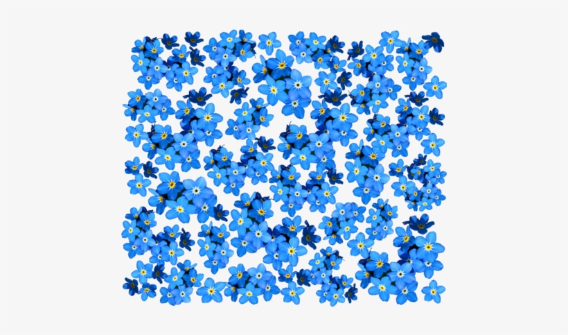 Forget Me Not Swatch Fabric By Mysticalarts On Spoonflower, transparent png download