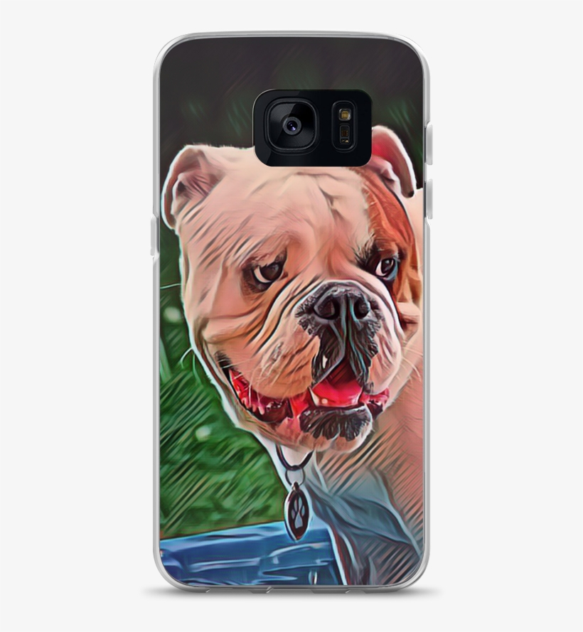English Bulldog Samsung Case - Pug, transparent png download