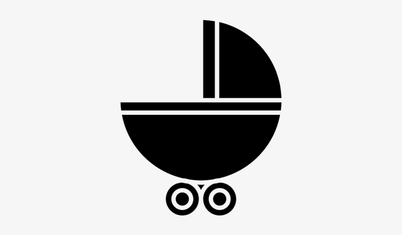 Baby Carriage With Wheels Vector - Baby Transport, transparent png download