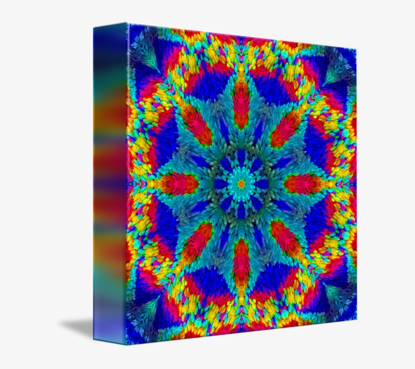 "feather Duster Mandala" By Richard Jones, Noda - Motif, transparent png download