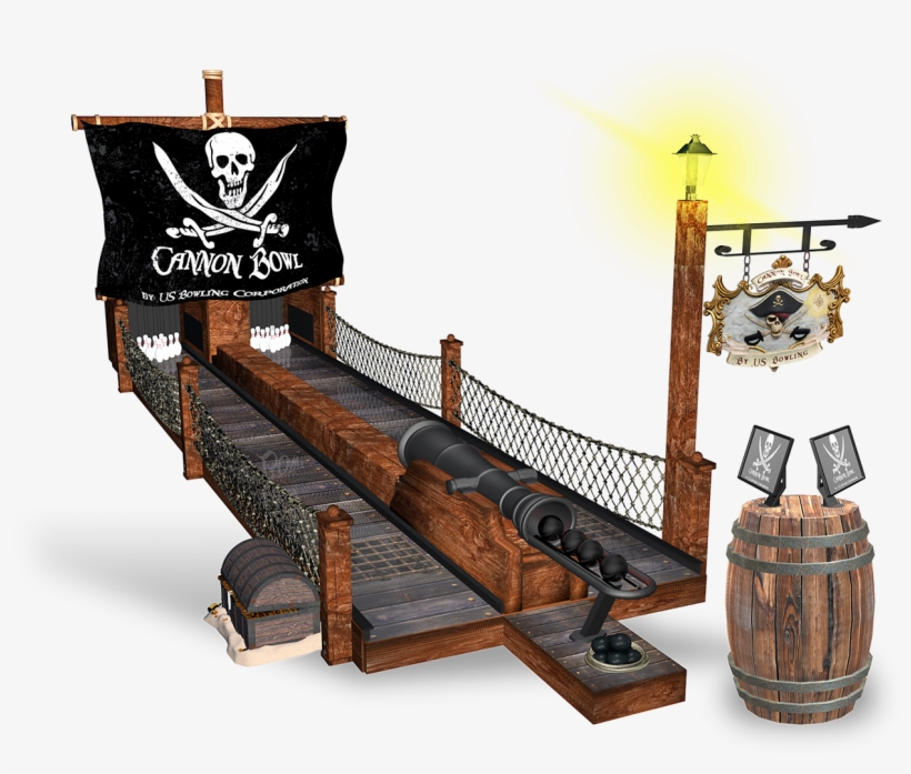Mini Bowling, Small Bowling System, Miniature Bowling, - Pirate, transparent png download