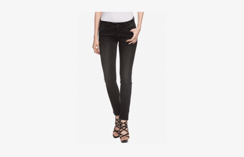 Only Women Medium Rise Denims - Acne Jeans High Waist, transparent png download