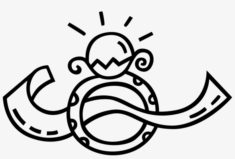 Vector Illustration Of Wedding Engagement Or Promise - Clip Art, transparent png download