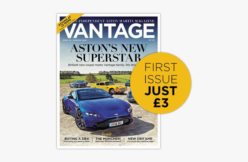An Independent Aston Martin Magazine - Vantage Magazine Summer 2018, transparent png download