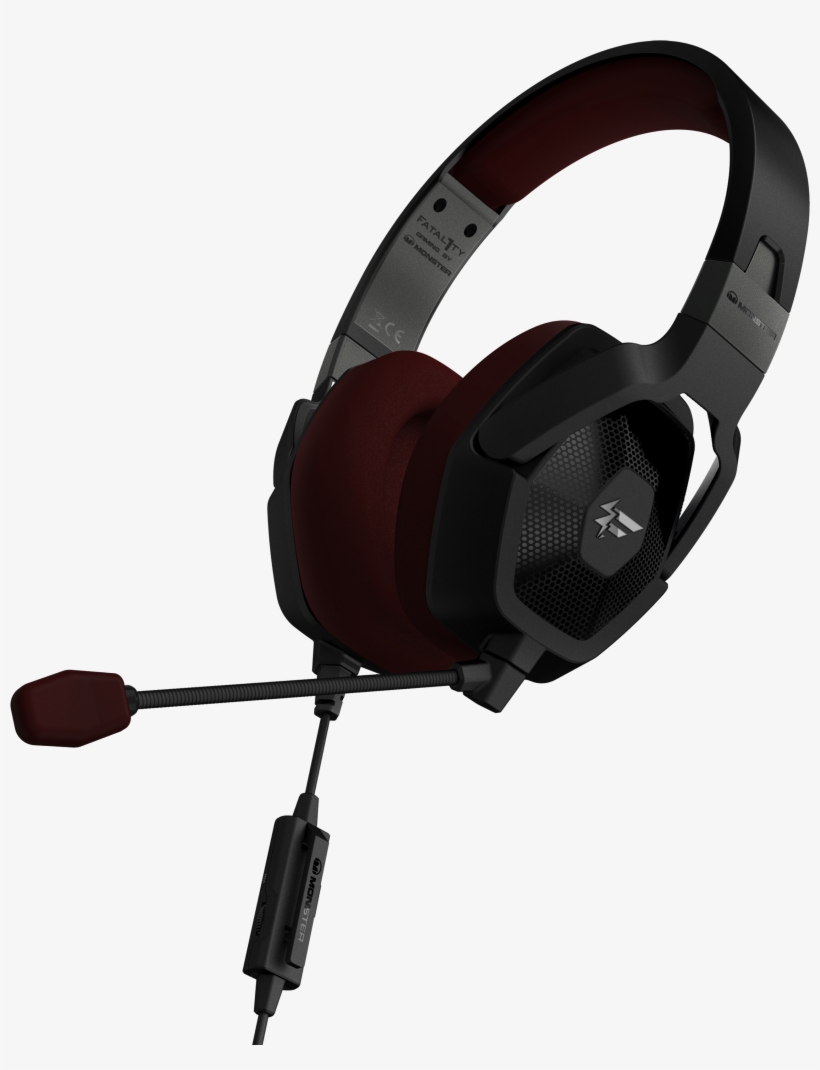 Monster Enters Esports Arena With Fatal1ty Headphone - Monster Fatality Fxm 100, transparent png download