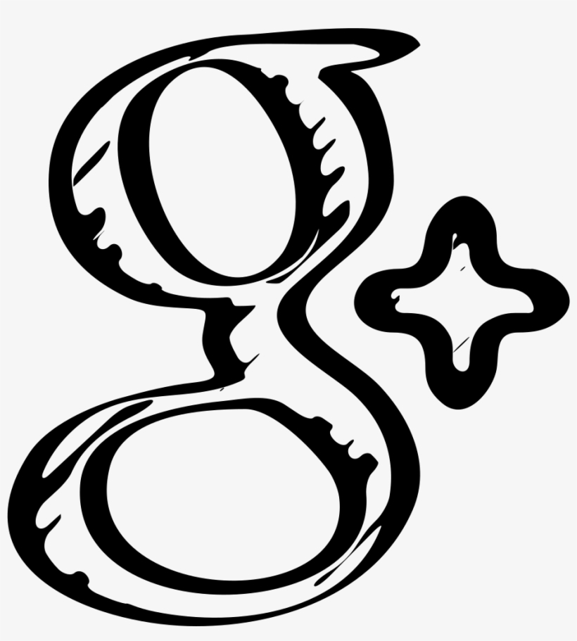 Google Plus Sketched Social Logo Comments - Google, transparent png download
