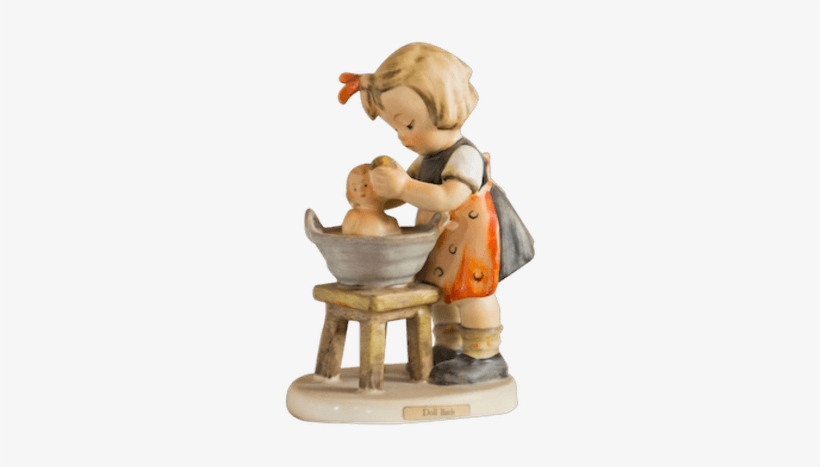 Doll Bath Hummel Figurine - Hummel Figurines, transparent png download