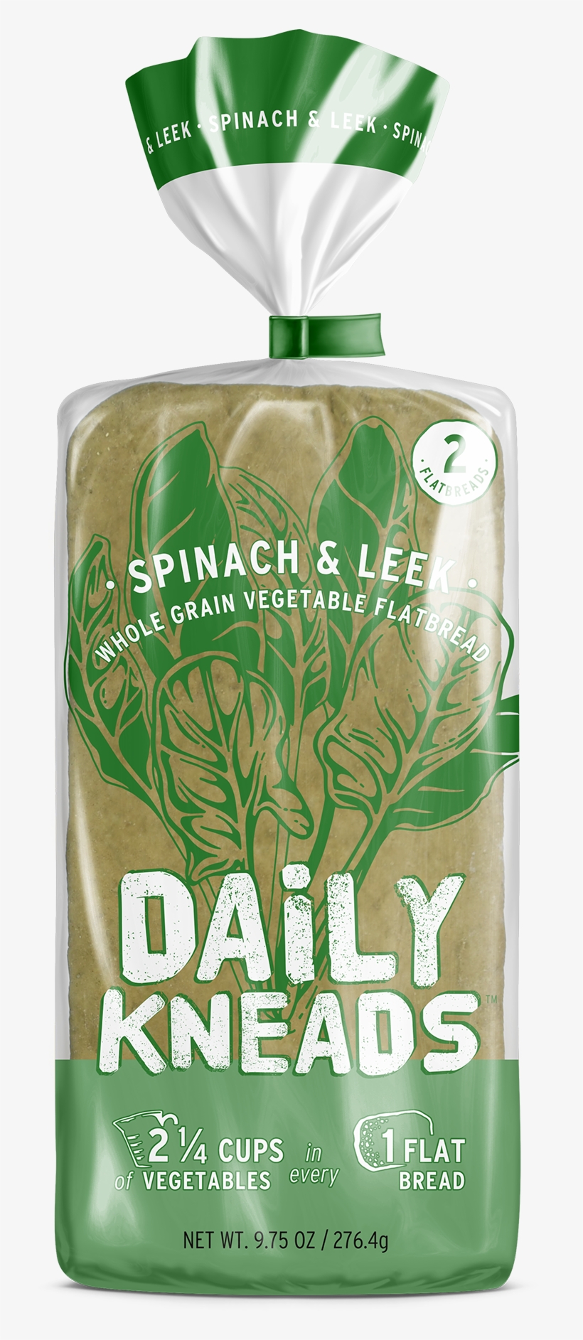 Spinach & Leek Flatbread - Flatbread, transparent png download