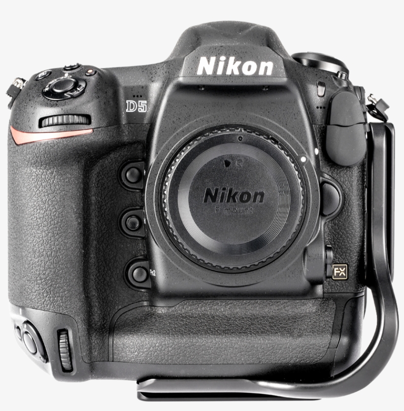 Bd5 Aluminum L Plate Attached To Nikon D5 - L Bracket For Nikon D5600, transparent png download