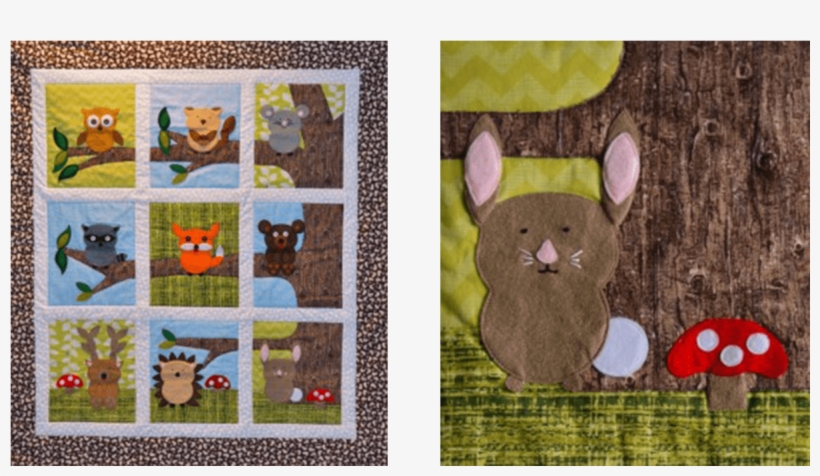 Forest Friends Quilt - Forest, transparent png download