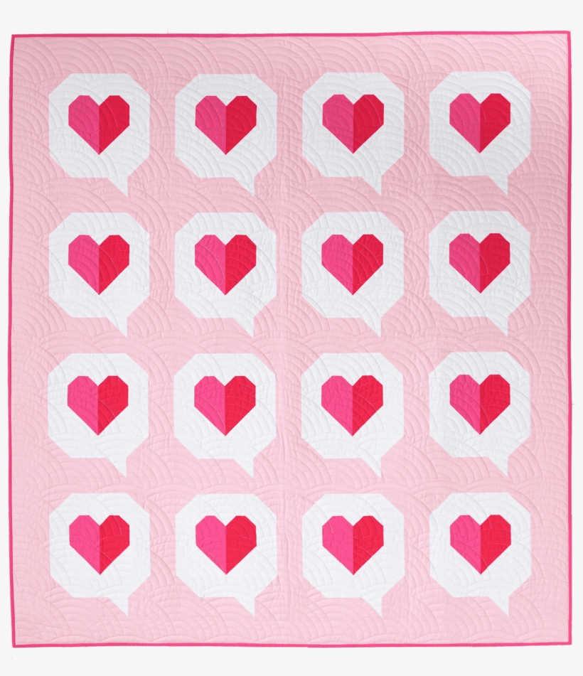 Today's Spotlight Is On My Valentine Quilt, I Heart - Heart You, transparent png download