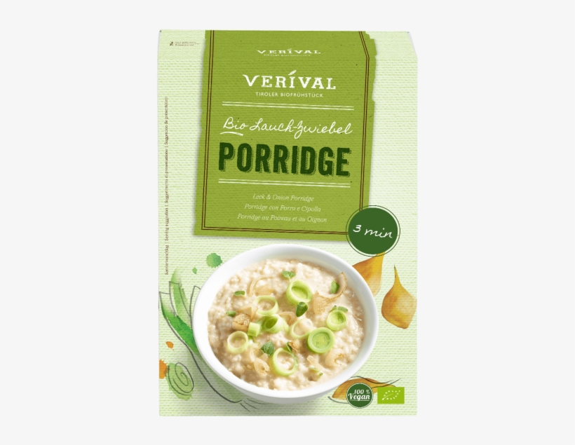 Leek & Onion Porridge - Leek & Onion Porridge, Organic 4 X 80g (verival), transparent png download