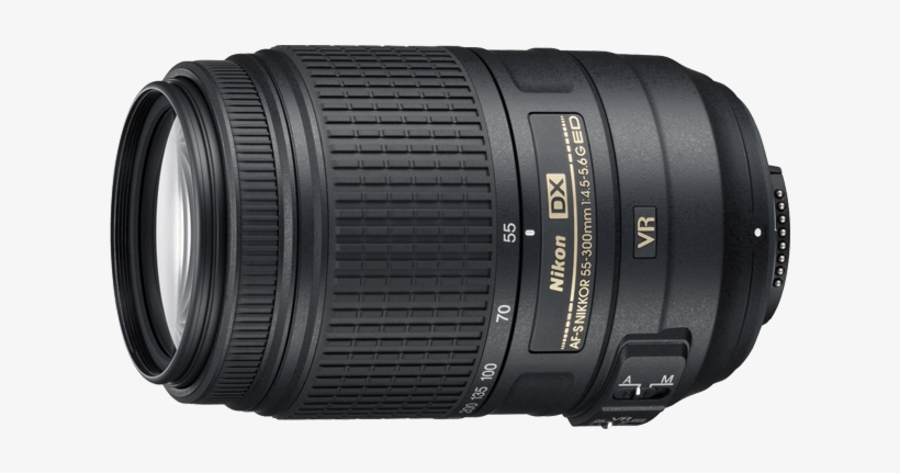Nikon Af-s Dx Nikkor 55-300mm F/4.5-5.6g Ed Vr Lens, transparent png download