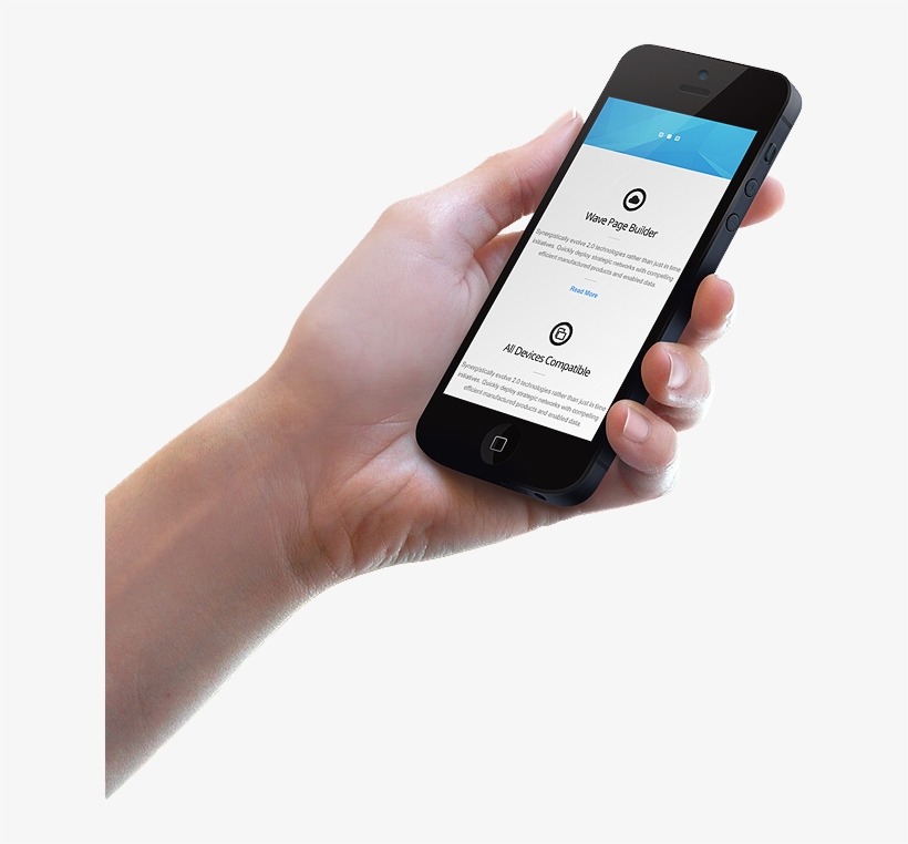 Phone In Hand Png - Iphone Messaging In Hand, transparent png download