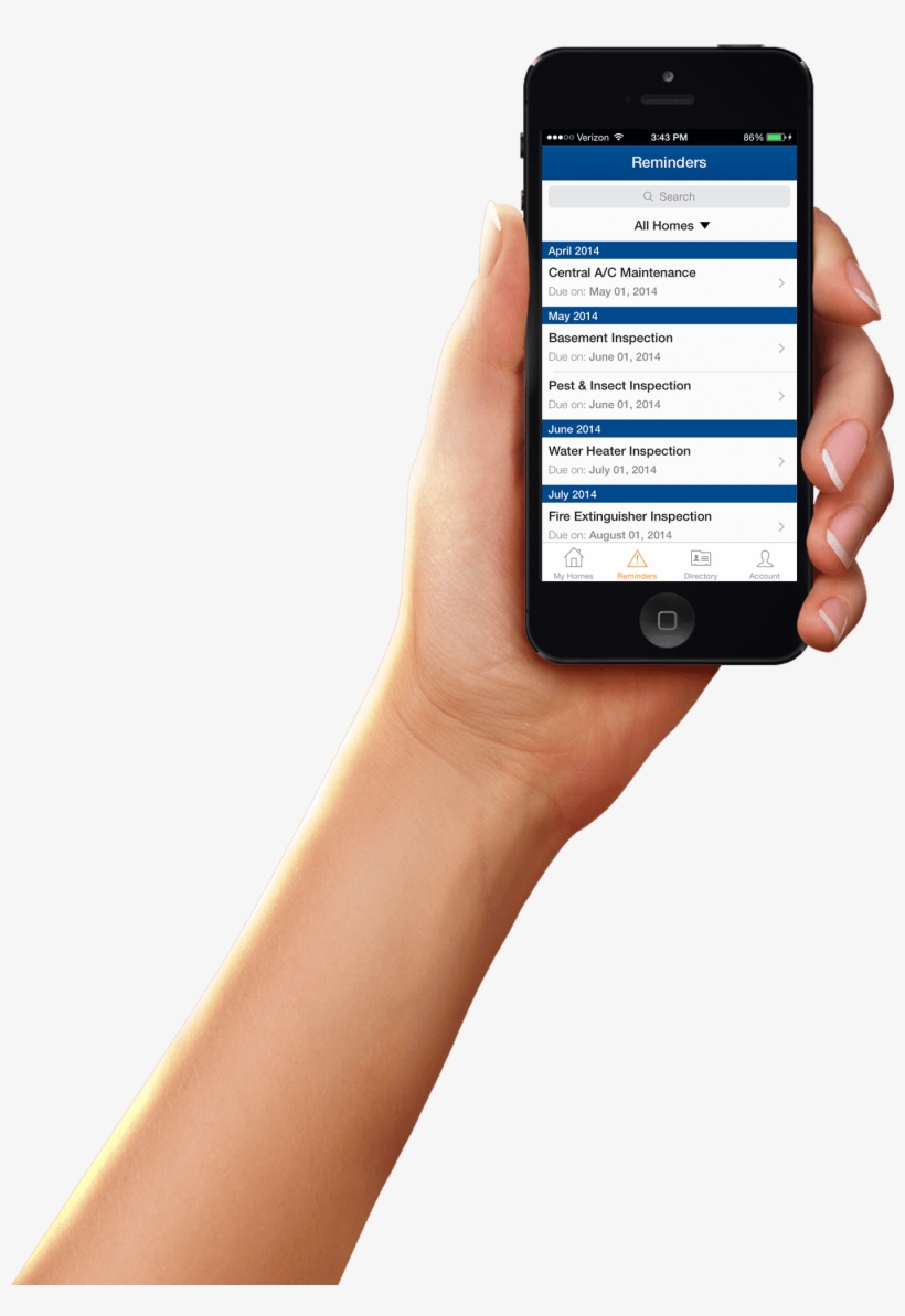 Phone In Hand Png Image - Phone And Hand Png, transparent png download