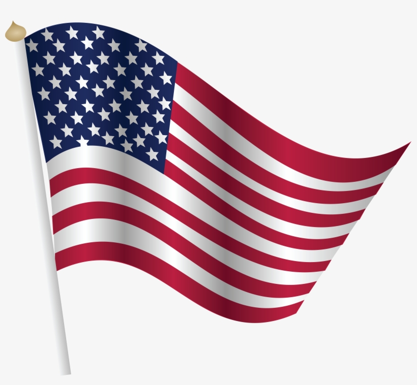 Free Of A Fourth United States - 4th Of July Flag Clipart, transparent png download