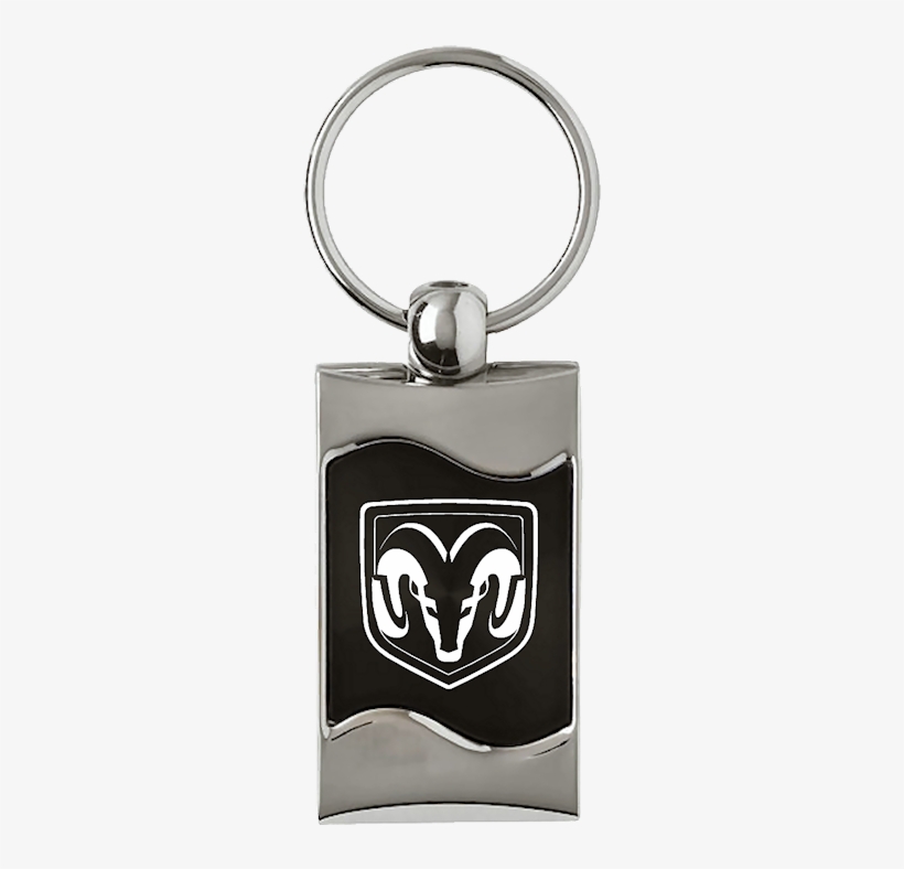 Au-tomotive Gold Ram Head Rectangular Wave Black Key - Premium Chrome Spun Wave Black Mazda Zoom-zoom Logo, transparent png download