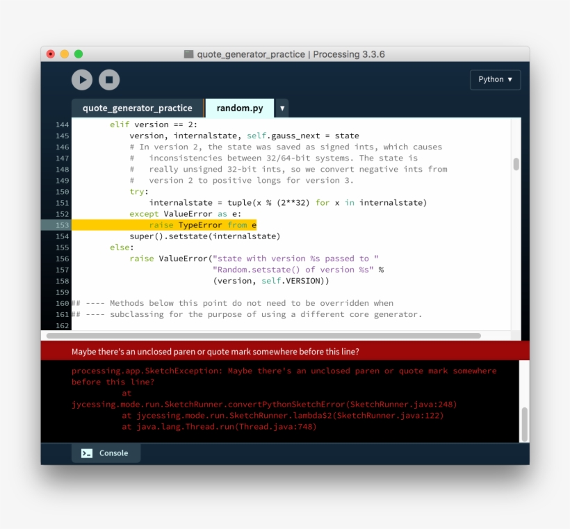 Error Related To The Randval Function - Processing 3, transparent png download