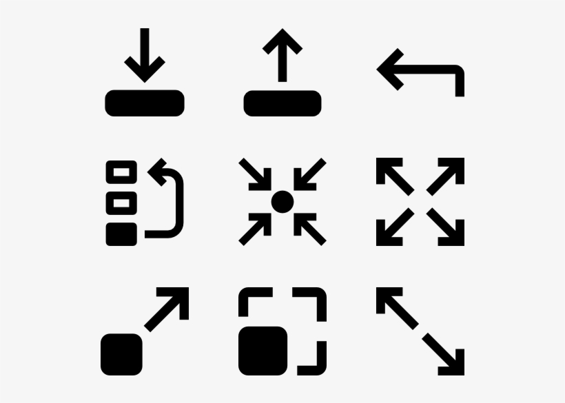 Resize & Move 83 Icons - Icon, transparent png download