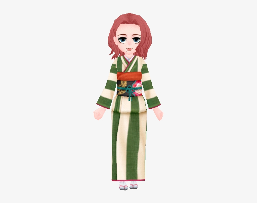 Green Kimono - Png - Kimono, transparent png download
