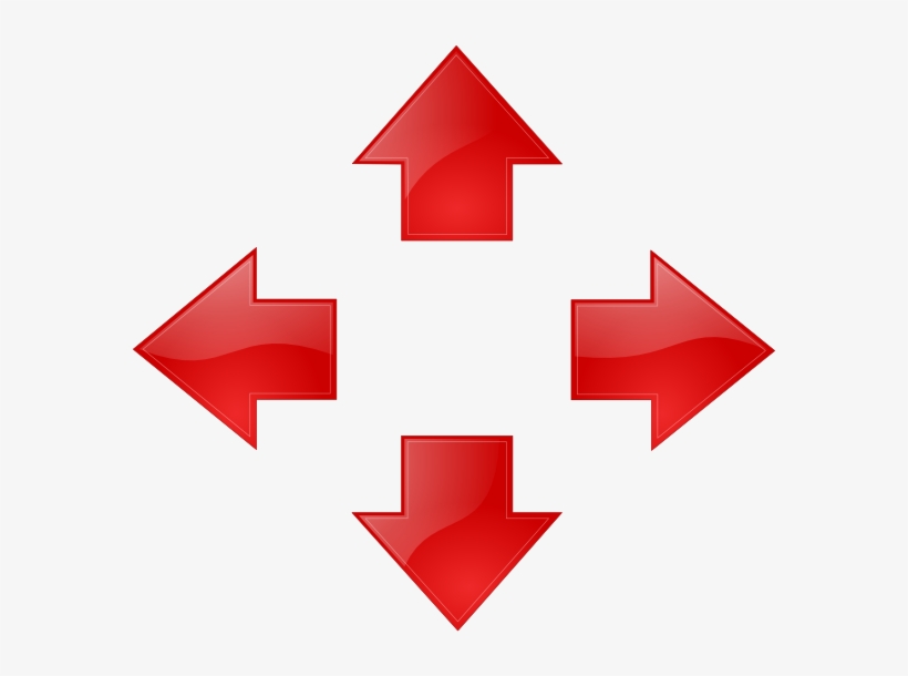 Red Arrow Big Clip Art - Thoughts Feelings Behaviors Physical Sensations, transparent png download