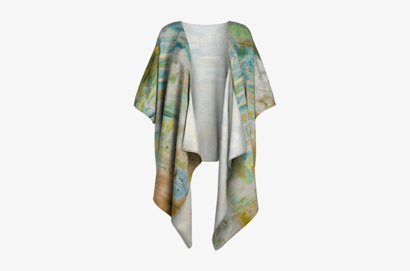 Abstract Space Kimono - Gypsykimonosandmore Fairy Forest Draped Kimono, transparent png download