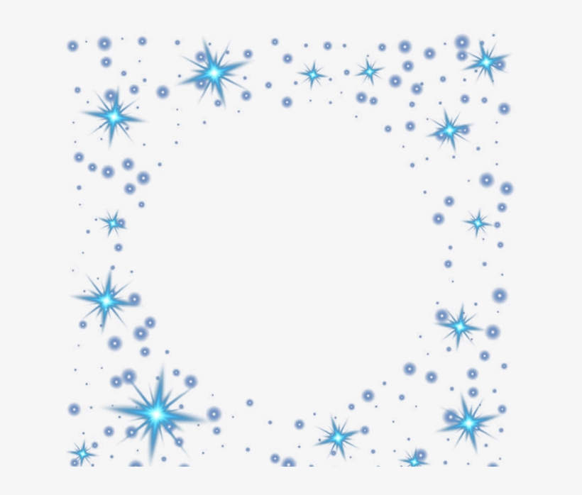Sparkle Stars Shimmer Frame Ftestickers - Circle, transparent png download