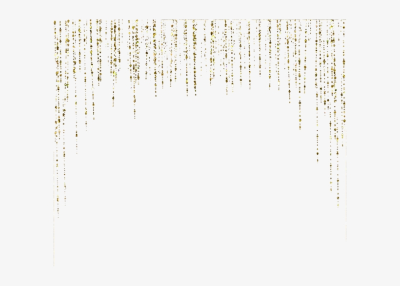 Ftestickers Garland Hanging Dangling Gold - .net, transparent png download